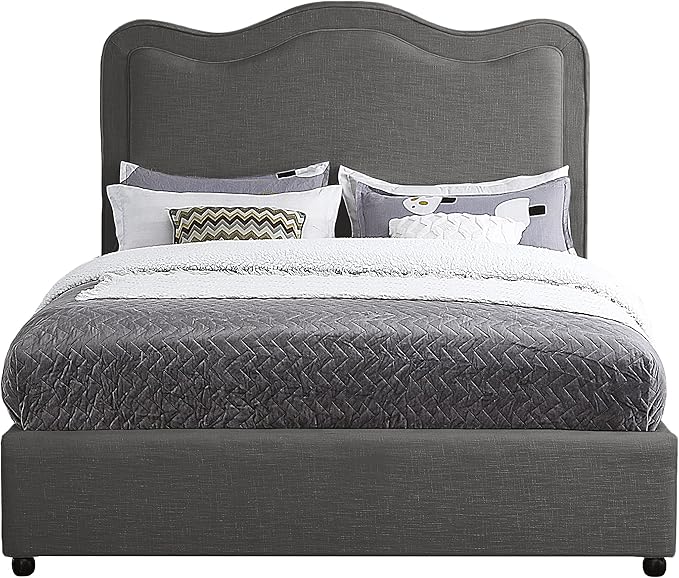 Meridian Furniture FelixGrey-Q Felix Collection Modern | Contemporary Linen - Image 4