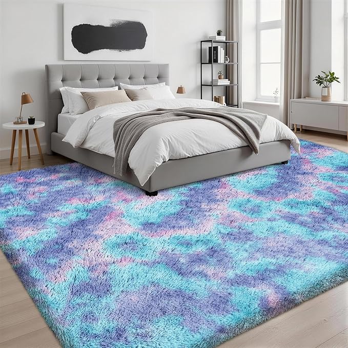 8x10 Area Rugs for Living Room Bedroom: Ultra Soft Fluffy Shag Rug Upgrade - Image 3