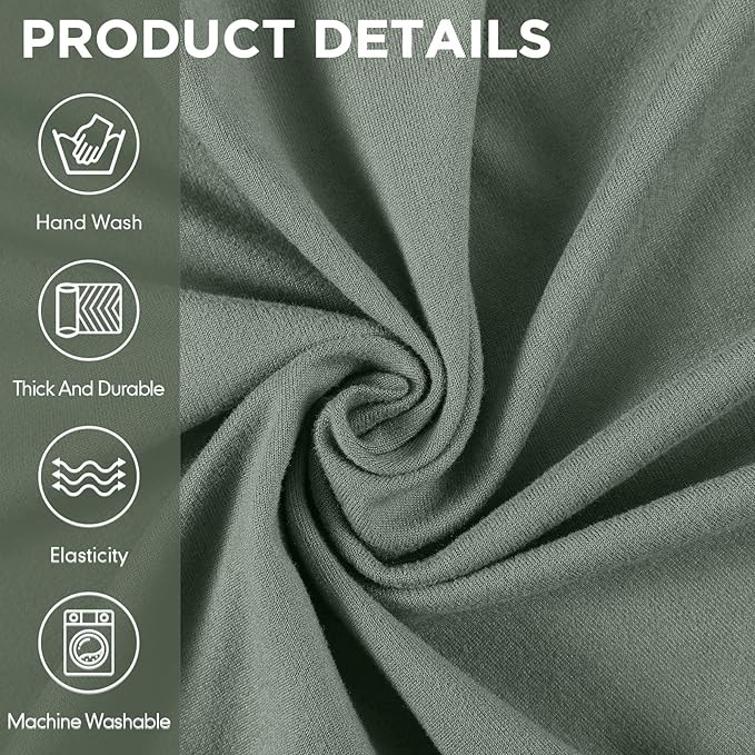 Peryiter 3 Pcs Couch and Loveseat Covers Set Sofa Cover - Image 5