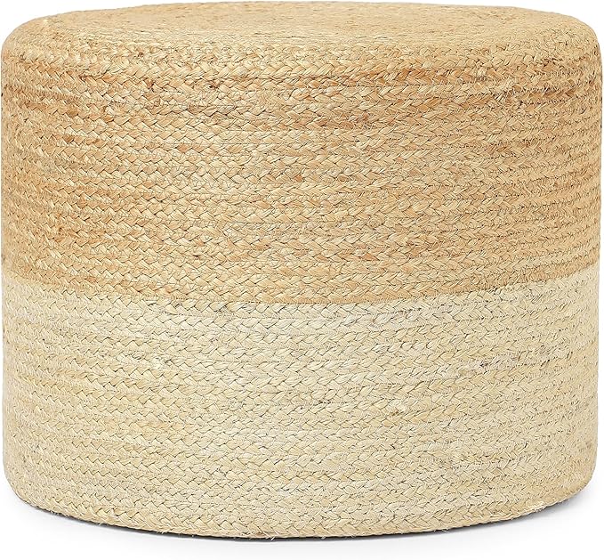 REDEARTH · Cylindrical Pouf Foot Stool Ottoman - Image 4
