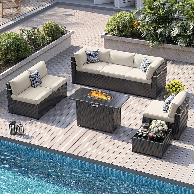 8 Piece Patio Furniture Set - Image 2