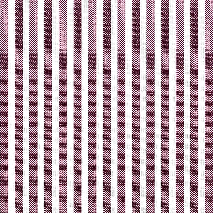 AAAAAcessories D-Shaped Chair Cushions, Machine-Washable Cover, Pinstripe Red - Image 3