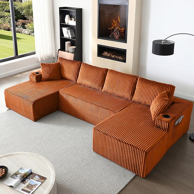 124" Oversized Sectional Couches - Image 3
