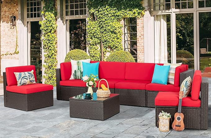 Vongrasig 8 Pieces Patio Furniture Set - Image 2