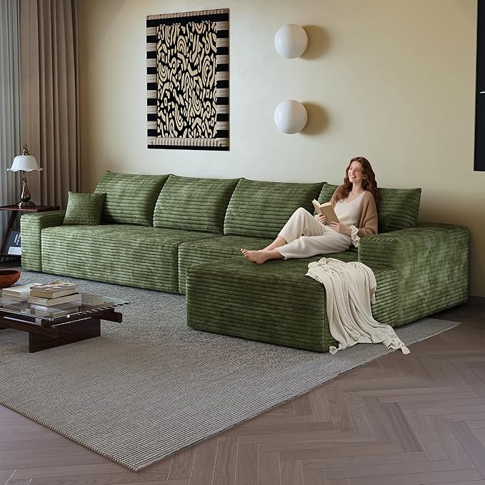 AUGOP 136" Sectional Couches for Living Room Modern Modular Sofa - Image 5