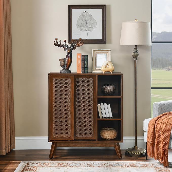 LKTART Mid Century Modern Storage Cabinet - Image 2