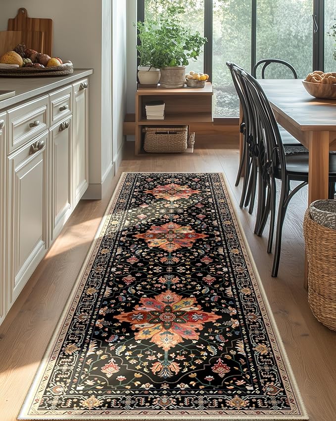 RELEANY Area Rugs 2'x8' Runner Rug Non Slip Washable - Image 3
