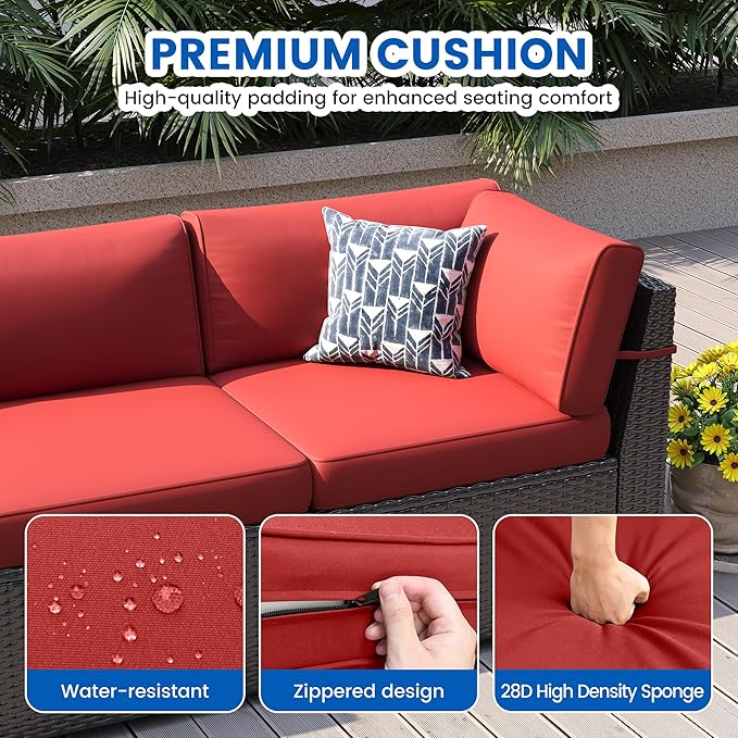 8 Piece Patio Furniture Set - Image 6