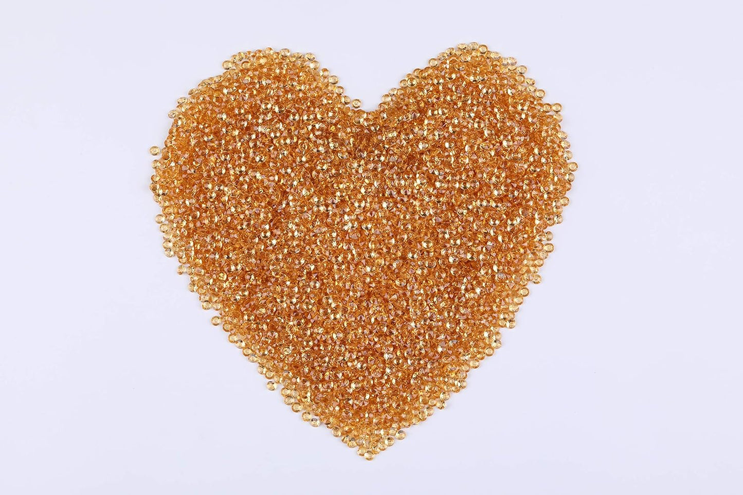 Gintoaira 10000 pcs/Pack Wedding Table Scatter Confetti Crystals Acrylic Diamonds Vase Fillers 4.5 mm Rhinestones for Wedding, Bridal Shower, Vase Beads Decorations (Champagne)