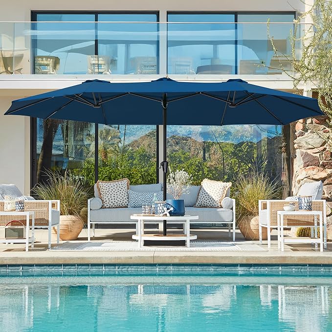 SUPERJARE 15FT Outdoor Patio Umbrella - Image 9