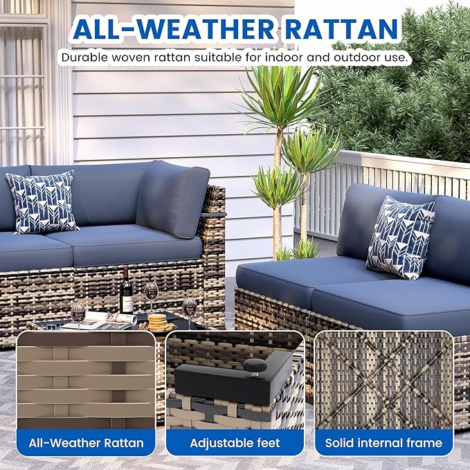 8-Piece Patio Furniture Set - Image 5