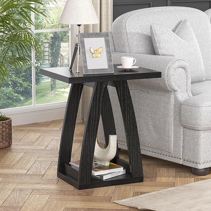 FROMJBEST End Tables Living Room, Side Table Beside Sofa, Nightstand by FROMJBEST