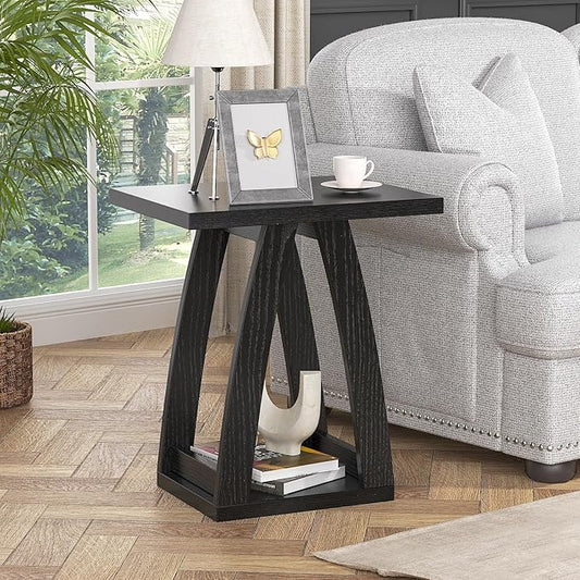 FROMJBEST End Tables Living Room, Side Table Beside Sofa, Nightstand by FROMJBEST