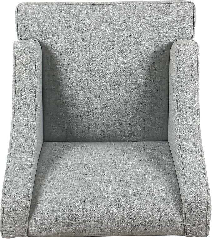 HomePop Swoop Arm Living-Room-Chairs, Soft Dove Gray - Image 6