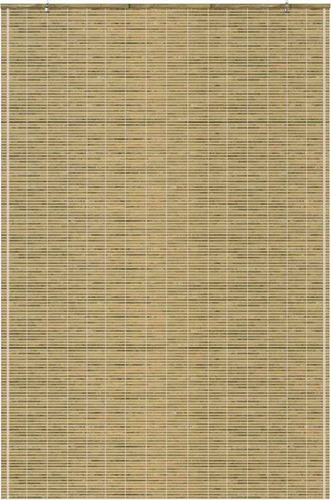 Red Lantern Burnt Bamboo Cordless Window Shade by RedLantern