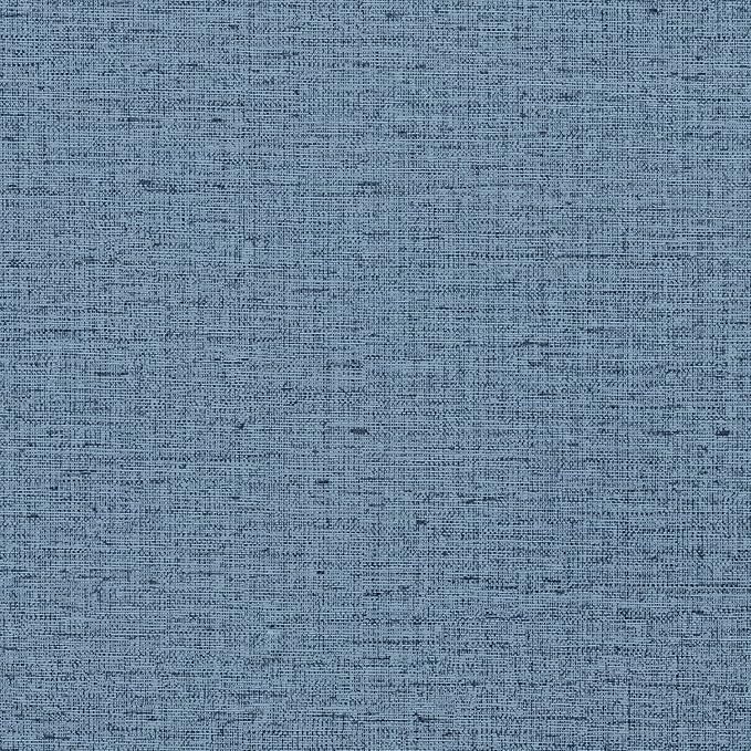 Blue Peel and Stick Wallpaper 393.7inch Textured Linen Contact Paper - Image 7