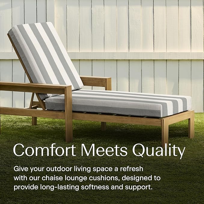 Honeycomb Outdoor Chaise Lounge Cushion - Image 3