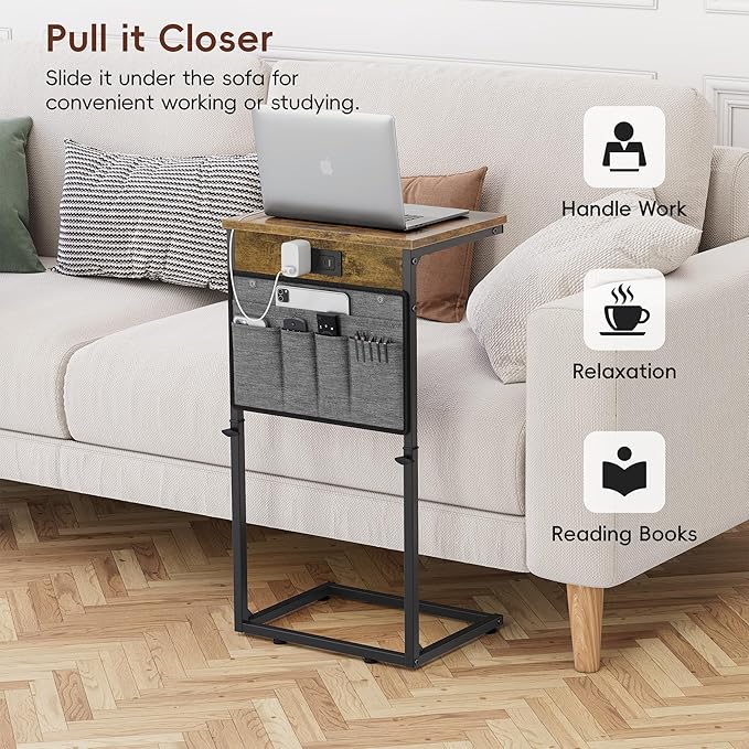Vagusicc C-Shaped End Table - Image 8
