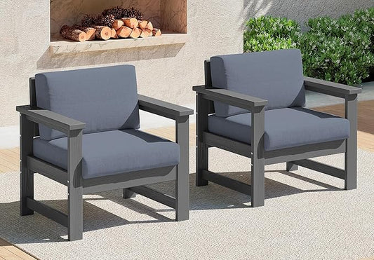 SERWALL 2 Pieces Single Cushioned Sofa Armchair by SERWALL