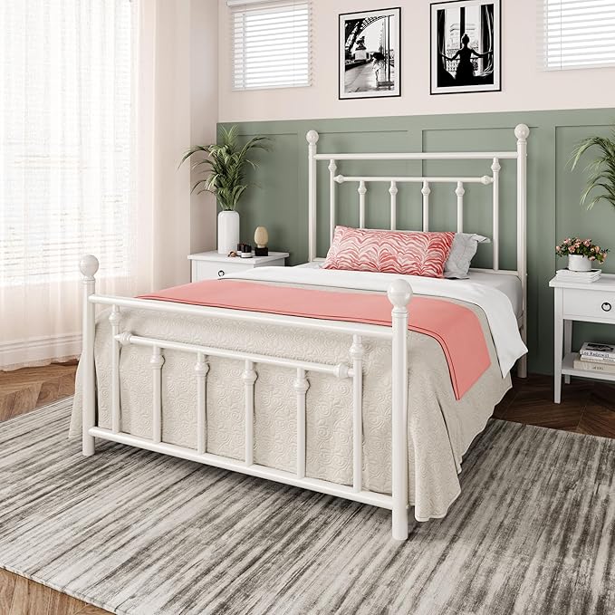 Allewie 14 Inch Twin Size Metal Platform Bed Frame - Image 3