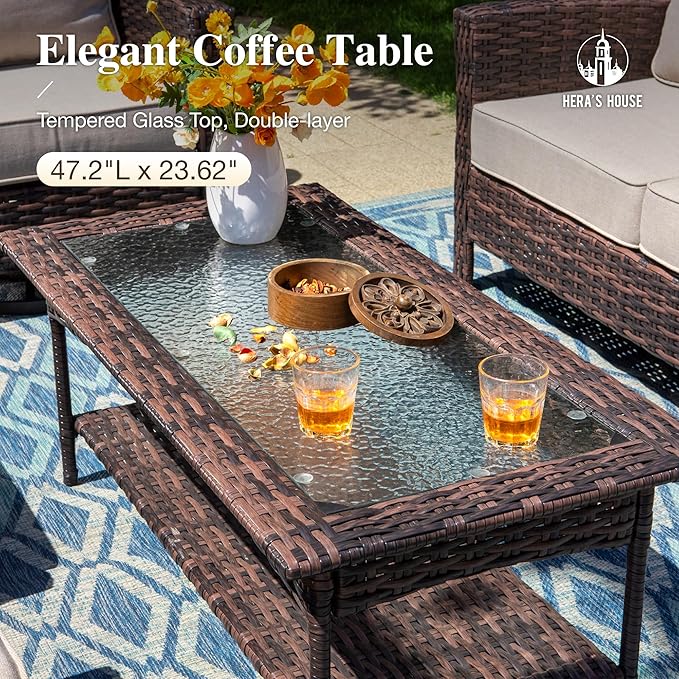 HERA'S HOUSE Patio Furniture Set - Image 7