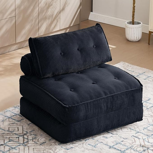Folding Sofa Bed Convertible Sleeper Chair 33" by VIKAYAMICS