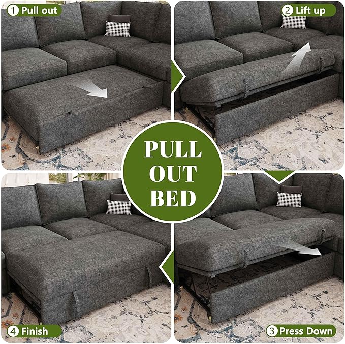 85 Inch Modular Sectional Sofa - Image 7
