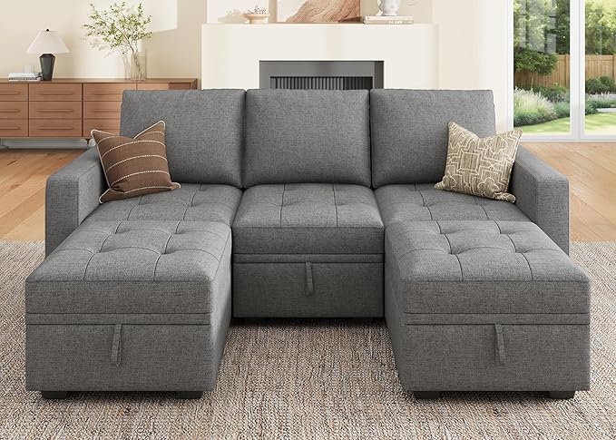 HONBAY Modular Sectional Couch U Shaped Sofa by HONBAY