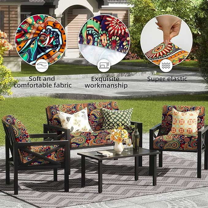 Outdoor Cushion Covers Set, Replacement - Image 3
