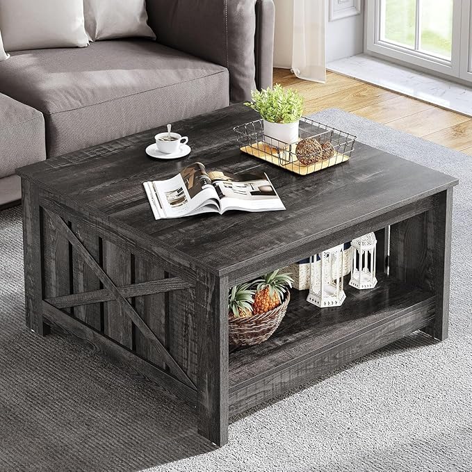 YITAHOME Coffee Tables Farmhouse Coffee Table by YITAHOME