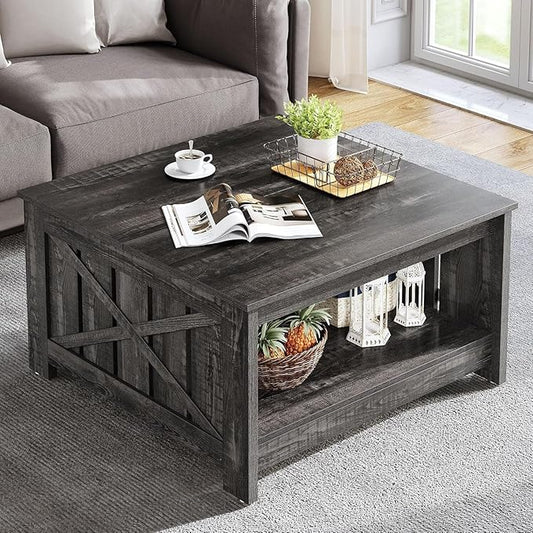 YITAHOME Coffee Tables Farmhouse Coffee Table by YITAHOME
