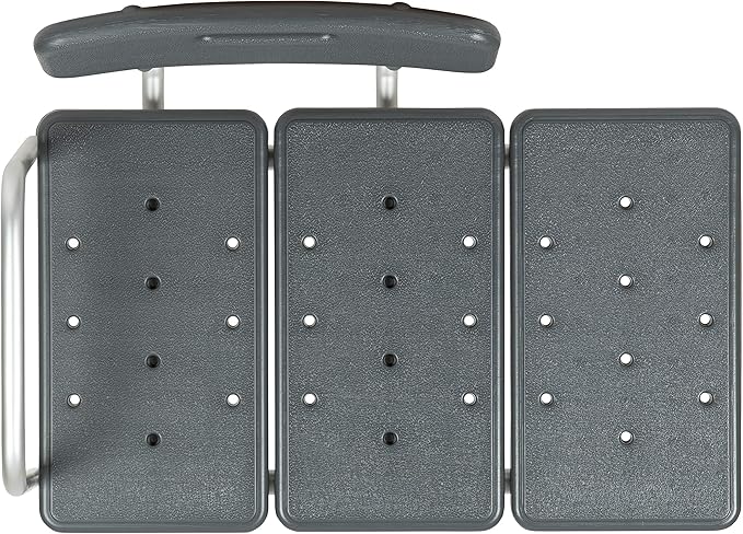 Flash Furniture HERCULES Series 300 Lb. Capacity Adjustable Gray Bath & Shower - Image 13