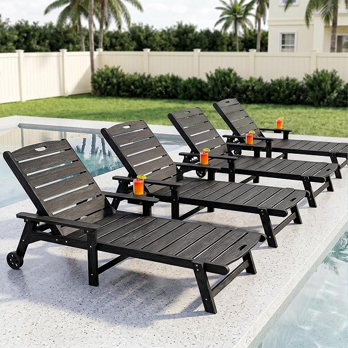 Outdoor Lounge Chair Set of 2 - Image 9