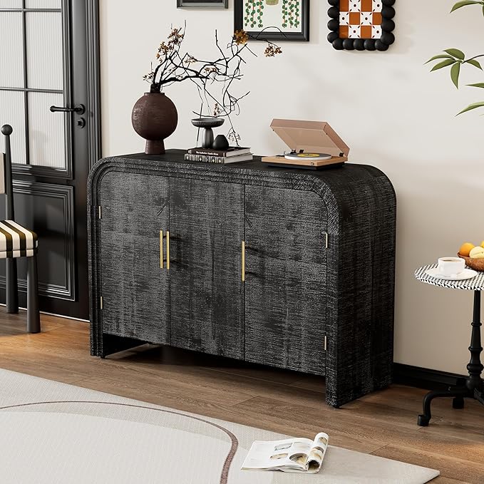 Retro Minimalist Curved Sideboard - Image 3