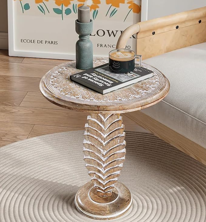 End Tables for Living Room- Small Drink Table for Small Spaces, Modern Accent - Image 5
