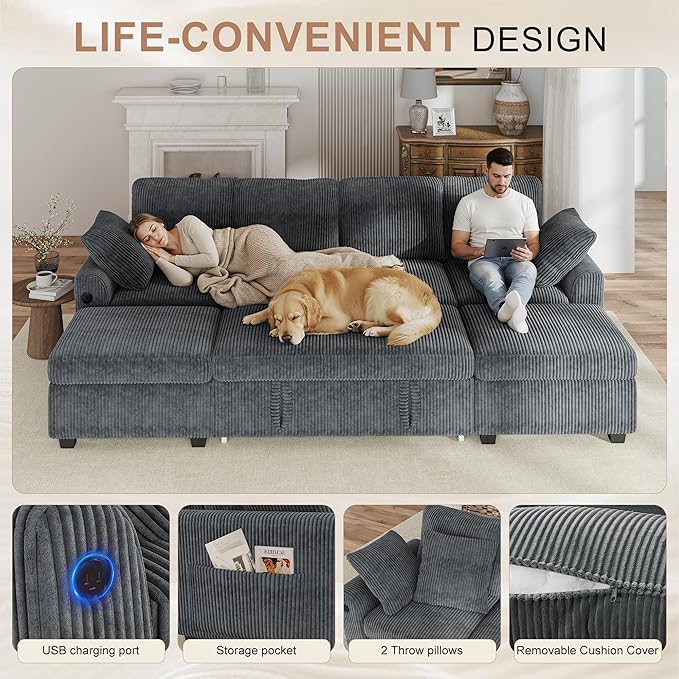 Hanherry 104" Sectional Sofa - Image 4