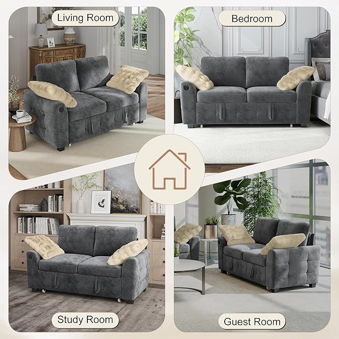 Hanherry 59" Loveseat Couch - Image 6