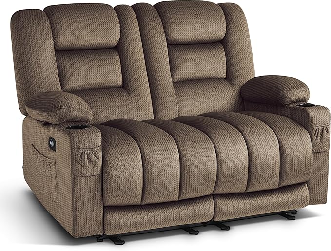 MCombo 55.9" Zero Gravity Power Loveseat Recliner by MCombo