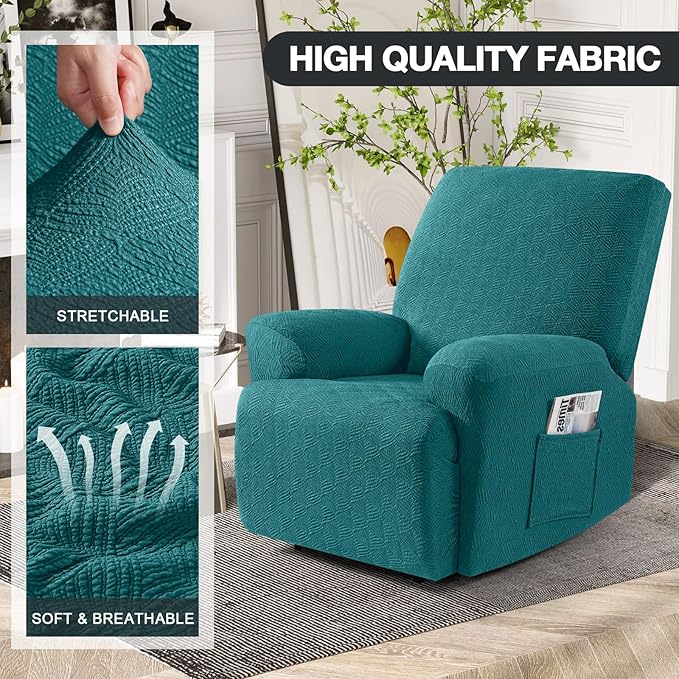 Timeles Recliner Covers Extra Wide Recliner Chair Cover Reclining Sofa - Image 2