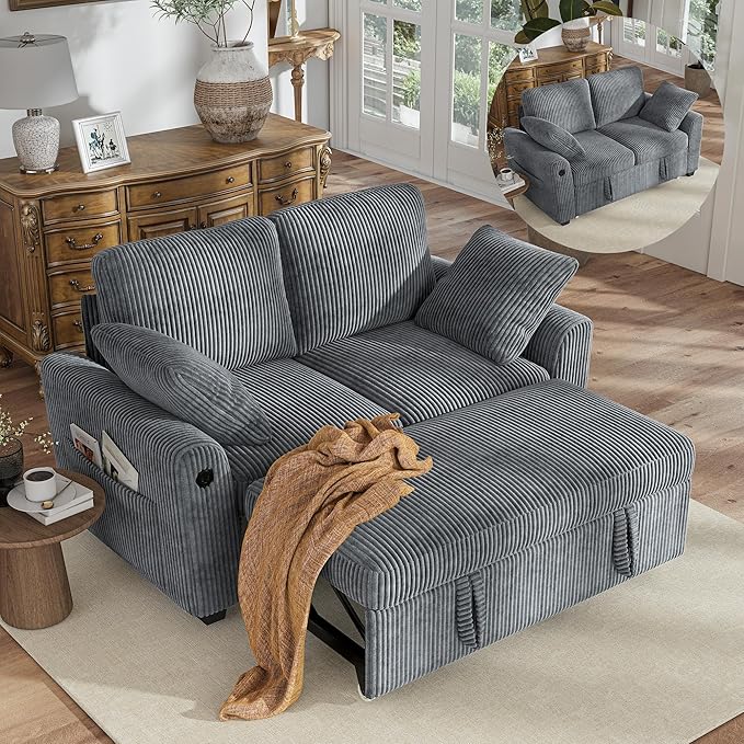 Hanherry 59" Loveseat Sofa by Hanherry