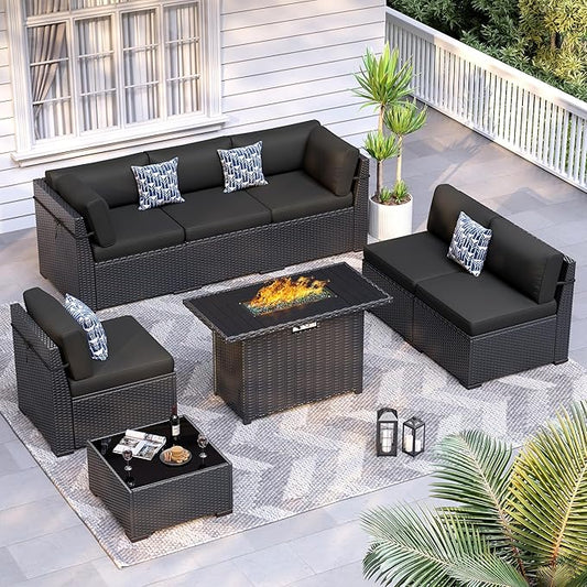 8 Piece Patio Furniture Set by VonzoyHome