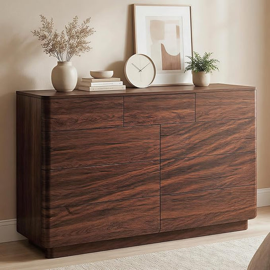 ACCOHOHO 9 Drawer Dresser for Bedroom, Large Storage Chest of Drawers, TV Stand by ACCOHOHO