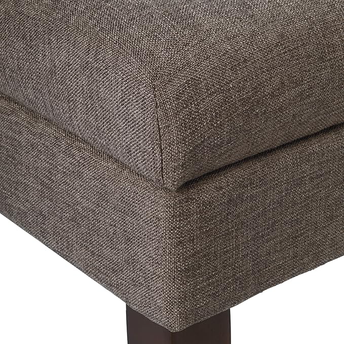 Homepop Home Decor | Upholstered Decorative Storage Ottoman Bench | Ottoman - Image 8