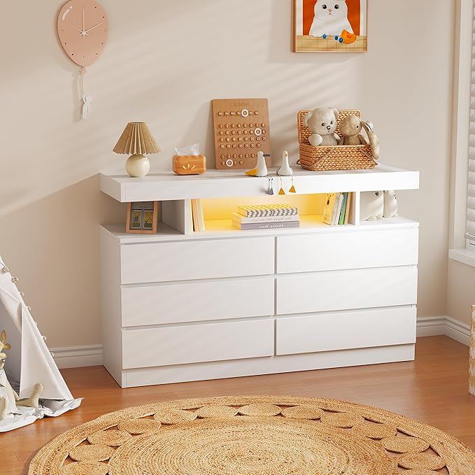 BEWISHOME White Dresser for Bedroom - Image 8
