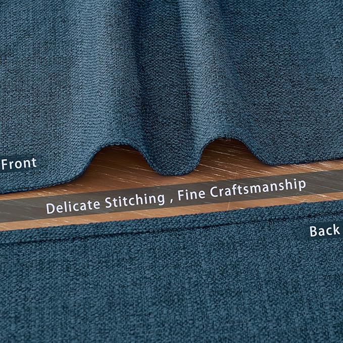 BALCONY & FALCON Placemats Set of 4 Faux Linen Cloth Place Mats Washable - Image 4