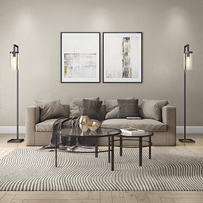 Henn&Hart Round Nested Coffee Table in Blackened Bronze, Coffee Table coffee - Image 15