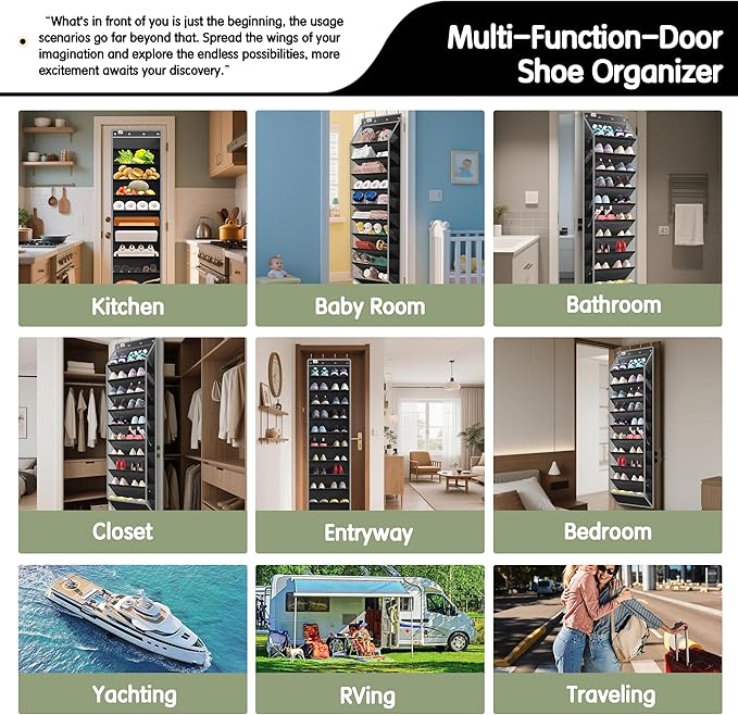 Kotkn 10 Tier Over The Door Organizer - Image 7