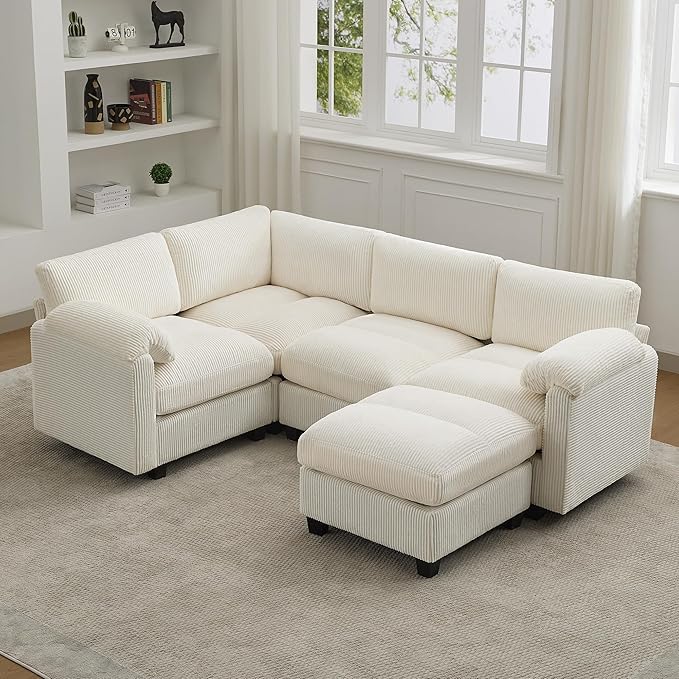 87'' U-Shaped Sectional Sofa by HATPPTO