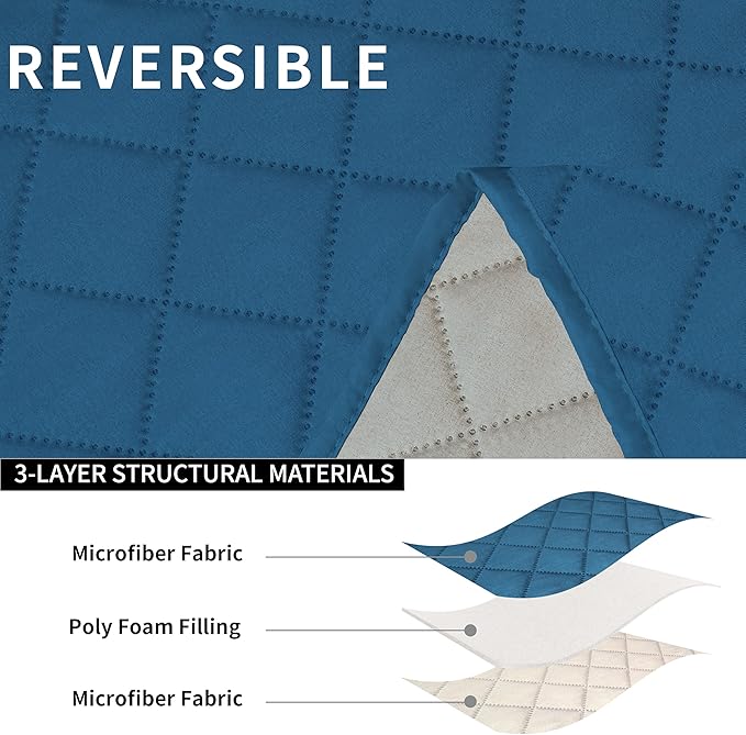 Easy-Going Recliner Sofa Cover, Reversible Couch Cover - Image 5