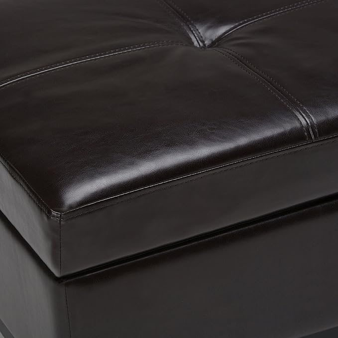 SIMPLIHOME Oregon Storage Ottoman Bench - Image 6
